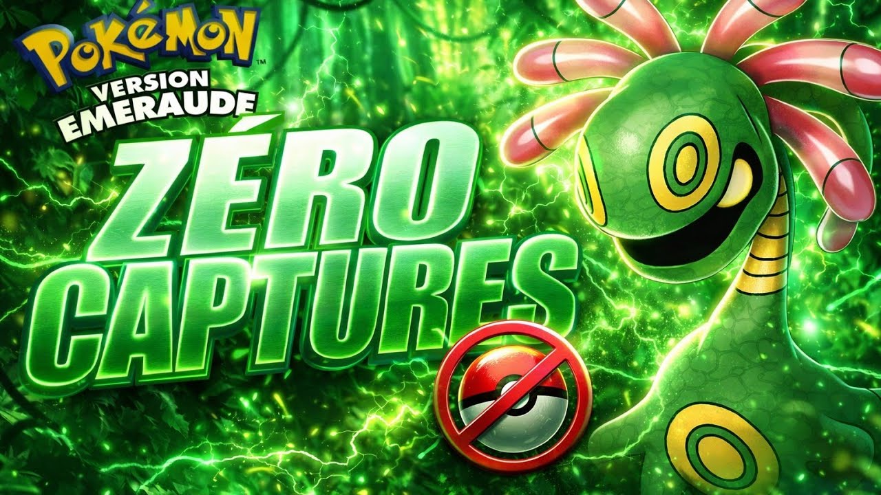 Je dois finir Pokémon ÉMERAUDE, mais SANS capturer de Pokémon !