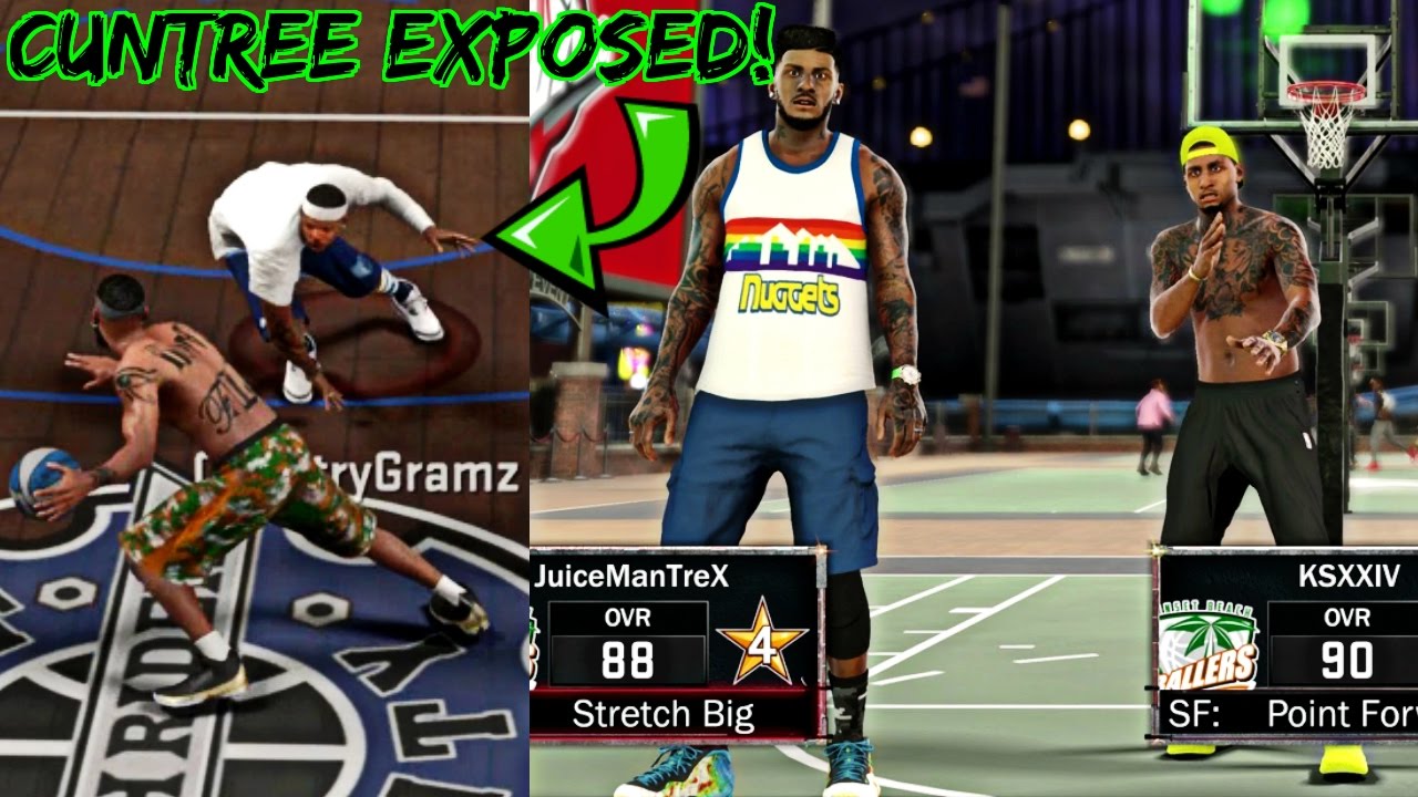 NBA 2K17 MyPark - CUNTREE FINALLY GOT EXPOSED! PULLING GREENS WITH KING SHAWN AND JUICEMAN!