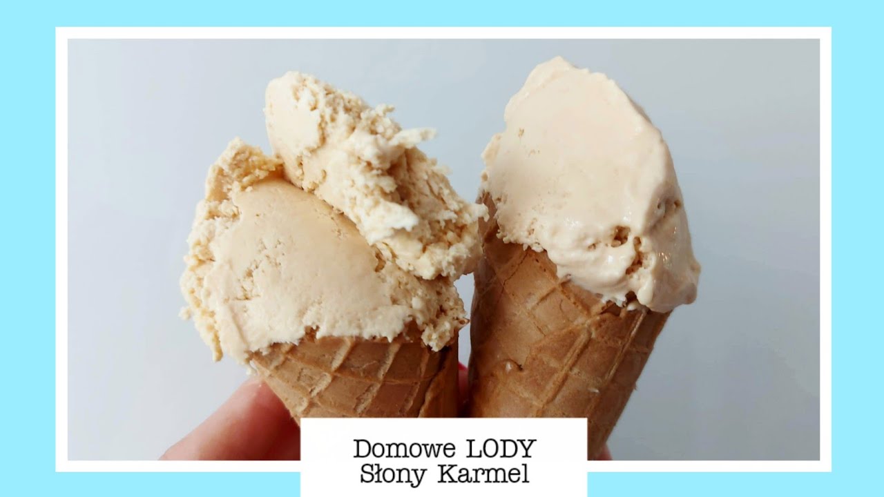 Domowe LODY słony karmel