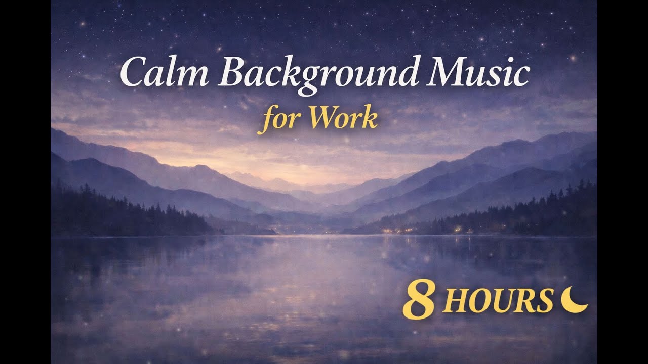 8 Hours Calm Background Music for Work, Focus & Productivity