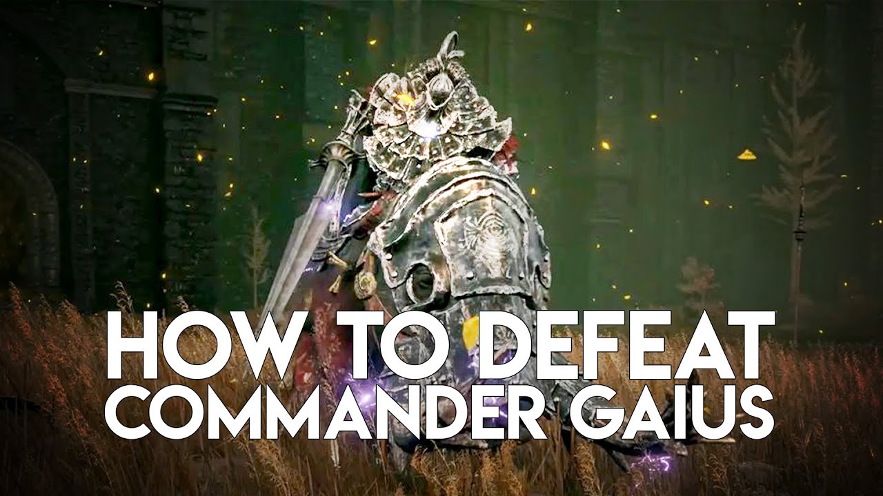How to defeat commander Gaius properly | no hit RL1 0 scadutree blessings