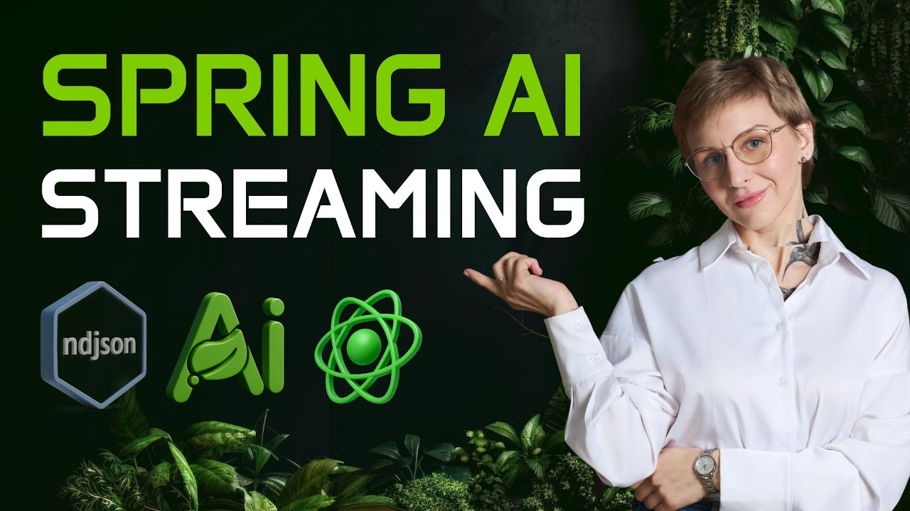 Spring AI: потоковая передача токенов LLM с помощью NDJSON в Spring Boot