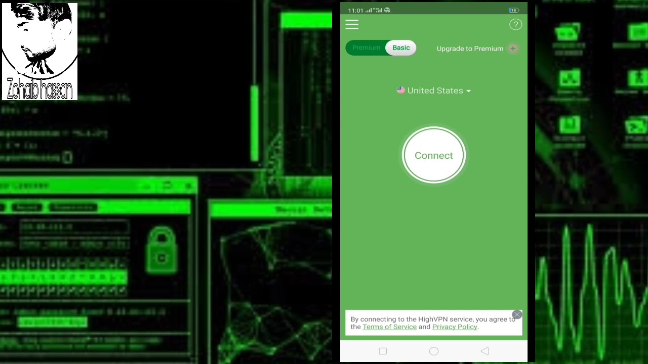 high vpn free 1 year account real