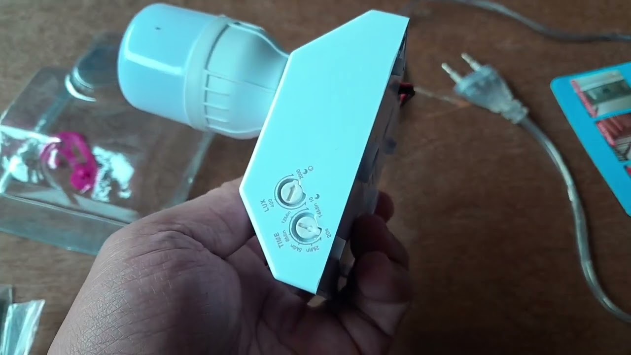 Microwave Motion Sensor Lamp Holder / Dudukan Lampu Sensor Gerak Gelombang Mikro - Kawasan RS686A