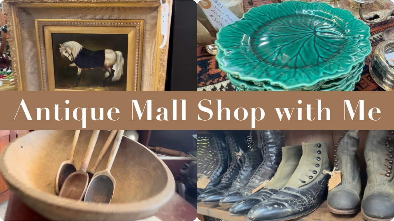 ANTIQUE SHOP WITH ME! IN CENTRAL FLORIDA FOUND A FEW TREASURES HAUL VIDEO