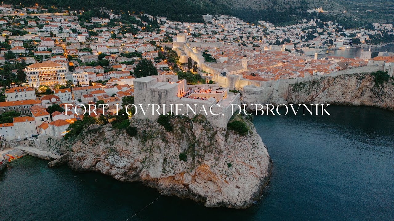 Destination Wedding Film at Fort Lovrijenac & Sponza Dubrovnik, Croatia