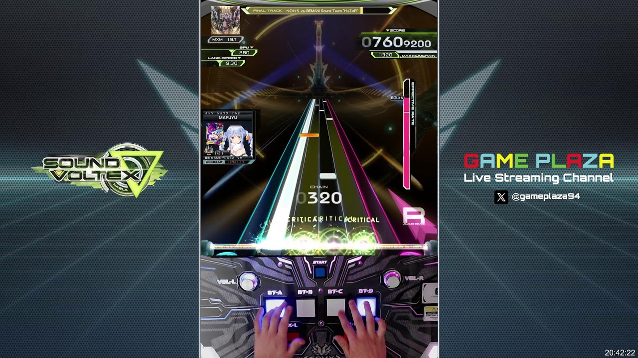 광주 게임플라자 SOUND VOLTEX VM (8번기) LIVE