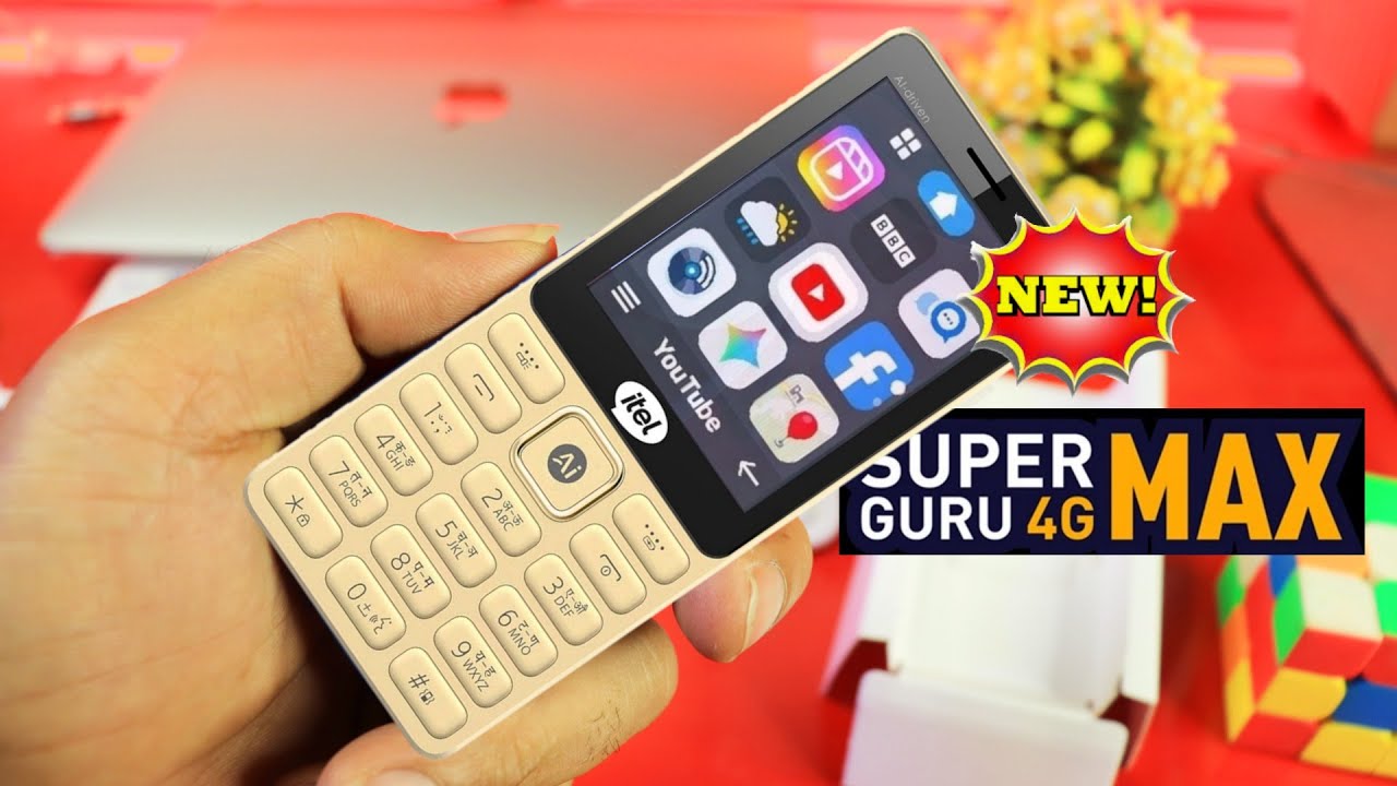 Smart 4G Keypad Phone in India||iTel Super Guru 4G Max