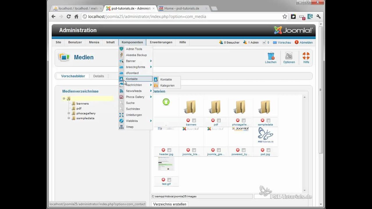 Joomla! Tutorial: Einstieg & Grundlagen zum gro&szlig;en Workshop 2.5
