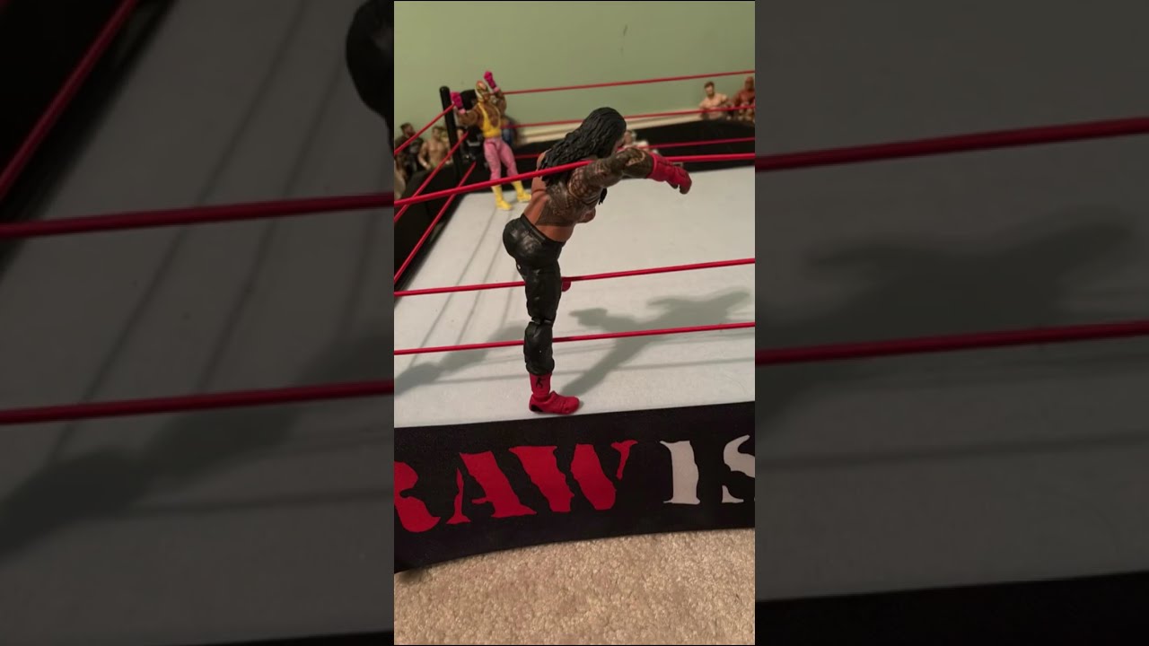 Rey mysterio vs Roman reigns for the LSC championship 
