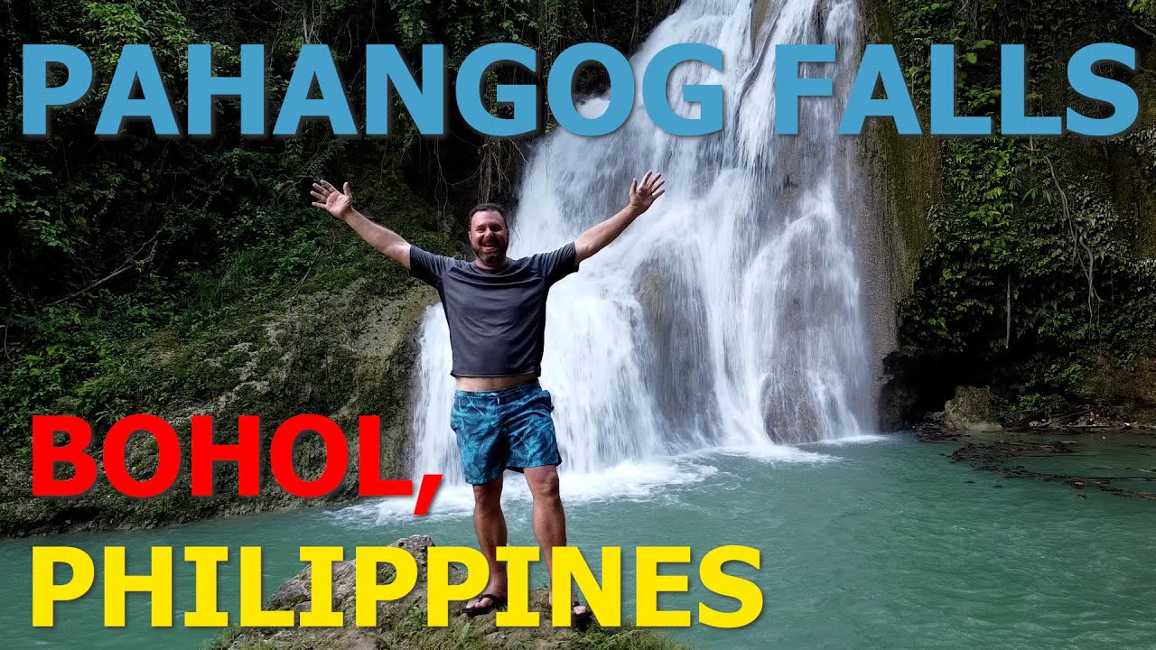 Hiking to Twin Falls in Pahangog (Dimiao) Bohol Philippines