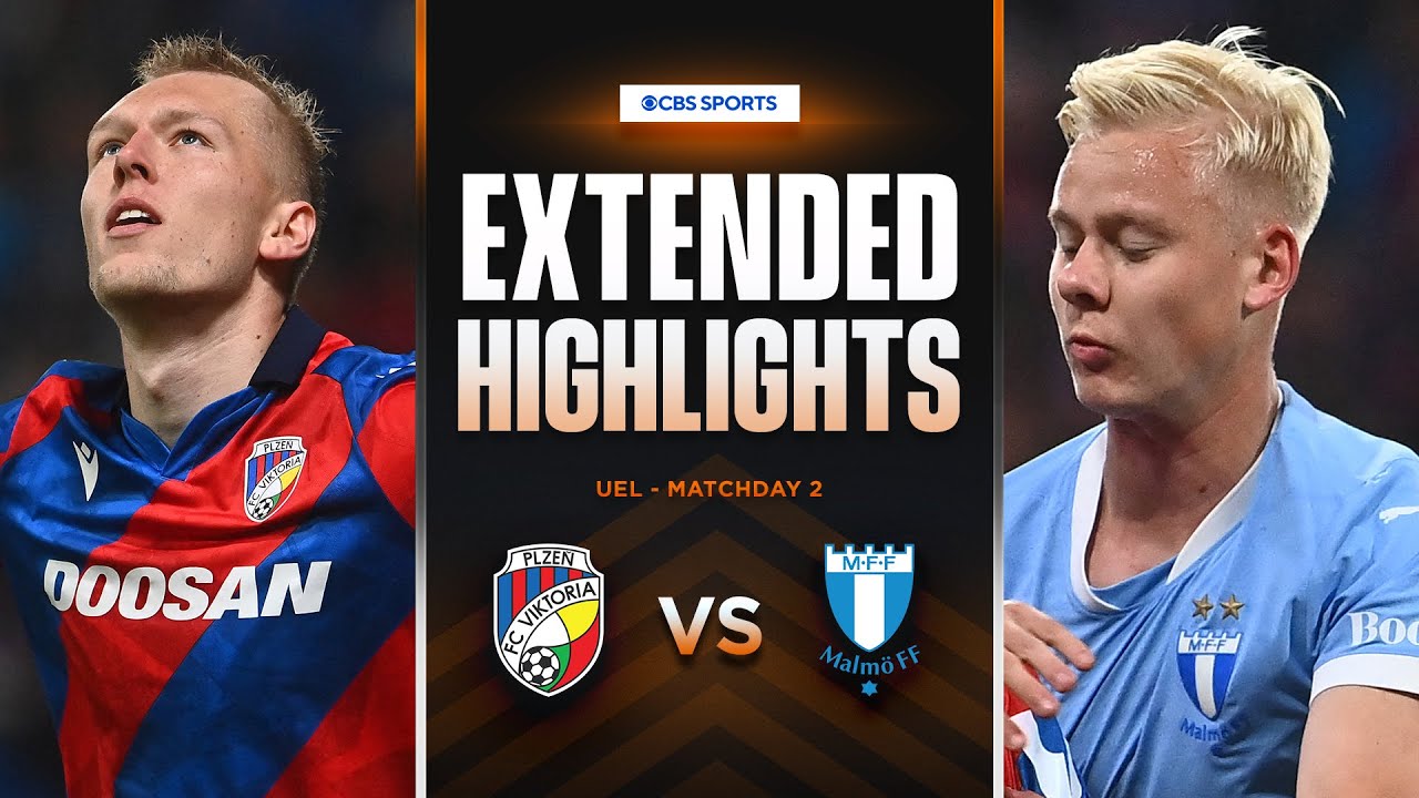 Viktoria Plzeň vs. Malmö: Extended Highlights | UEL League Phase MD 2 | CBS Sports Golazo