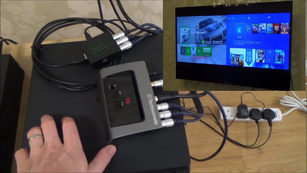 How to Play Xbox & PS4 together on the 1 TV, PIP with 2 HDMI sources