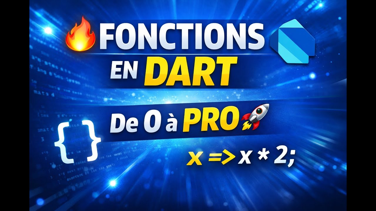 Les fonctions en Dart expliquées simplement | Débutant à Avancé
