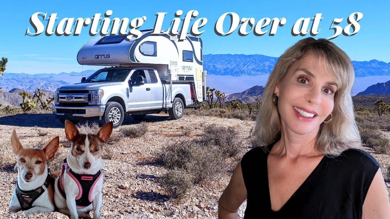 58-year-old Woman Lives In A Truck Camper And Starts Life Over