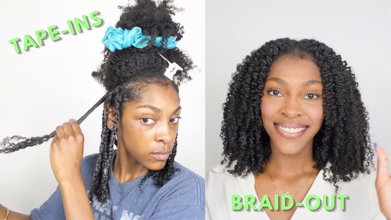 Styling Kinky-Curly TAPE-INS | Things you NEED to know before getting these extensions