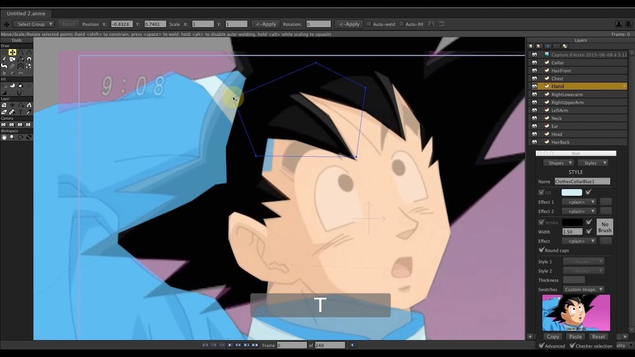 How to Create Anime - Goku Anime Studio/Moho Tutorial - Part 1