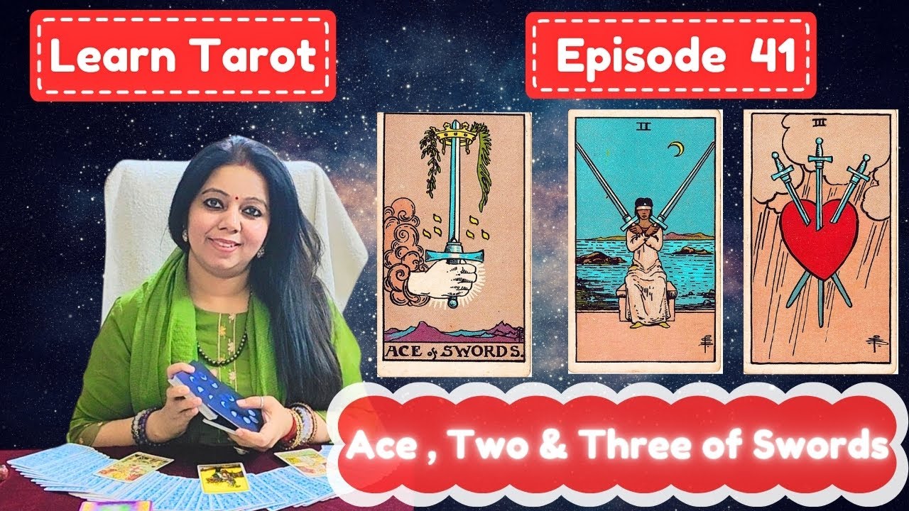 Ace, Two & Three of Swords in Tarot | Powerful Truths, Decisions & Emotional Clarity #tarotreading