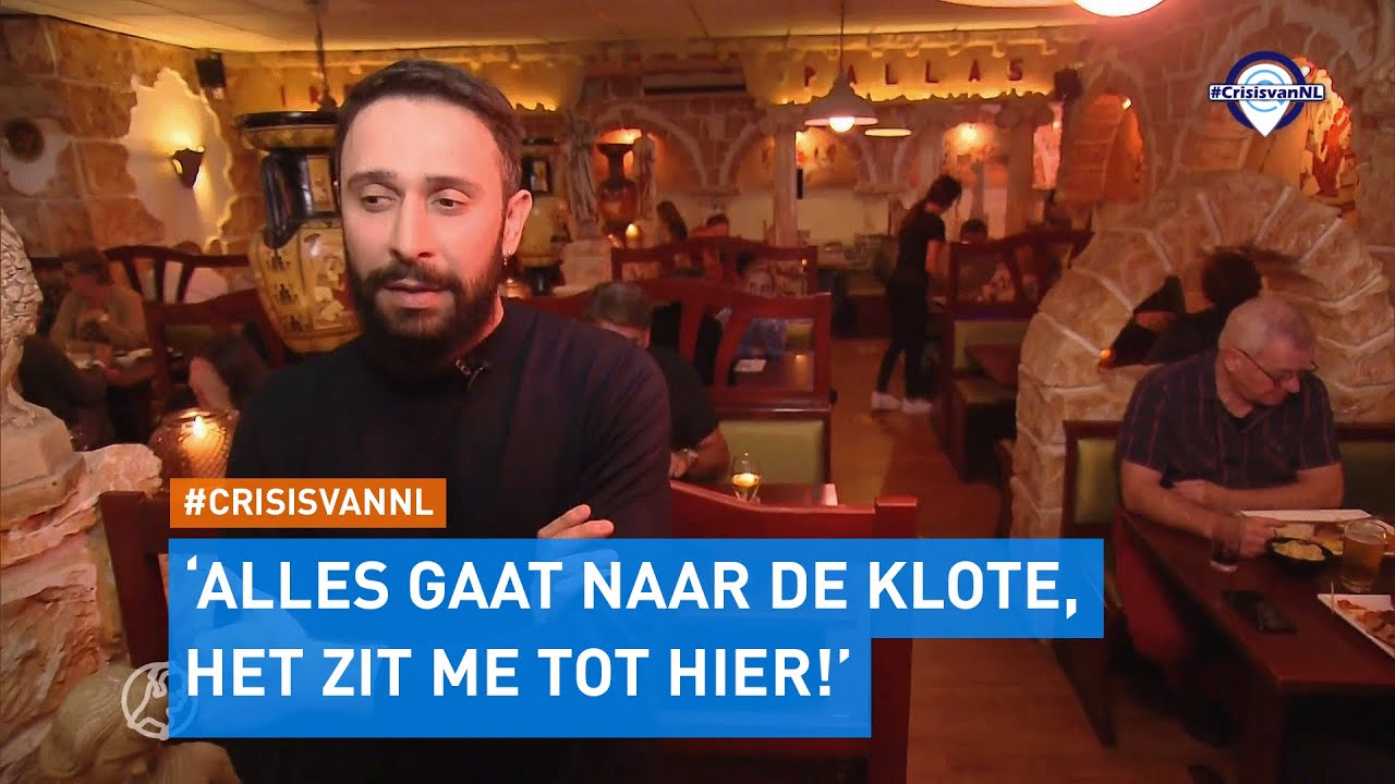 CRISIS VAN NEDERLAND | Vreugde is uit het leven van restauranteigenaar Athanasios