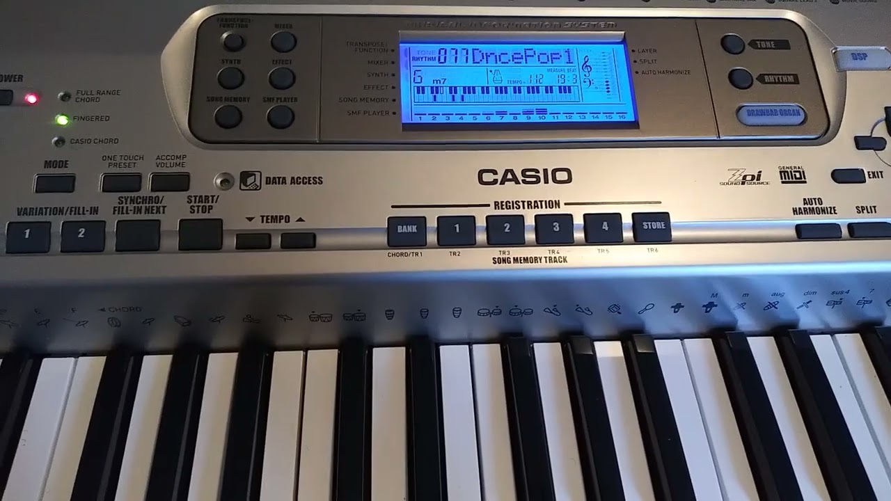 Casio CTK-900 Piano Rhythm 2023