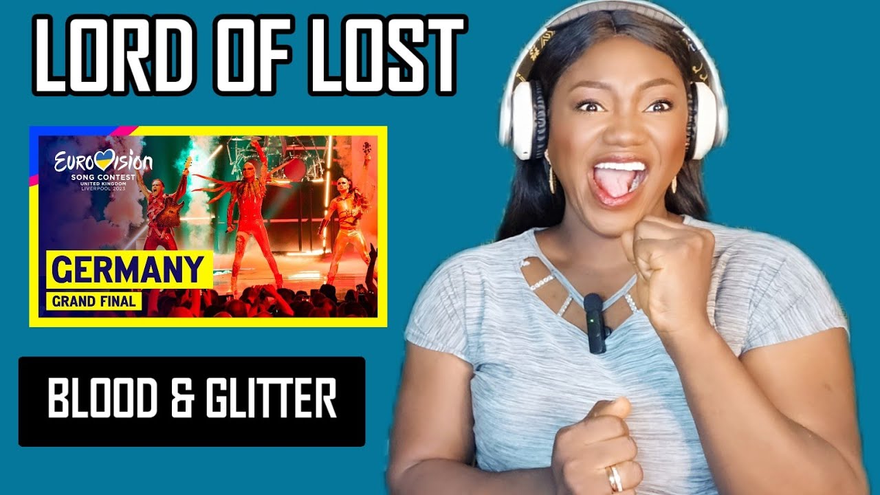 LORD OF THE LOST - BLOOD & GLITTER (LIVE) | Germany 🇩🇪 | Grand Final | Eurovision 2023 | REACTION!😱