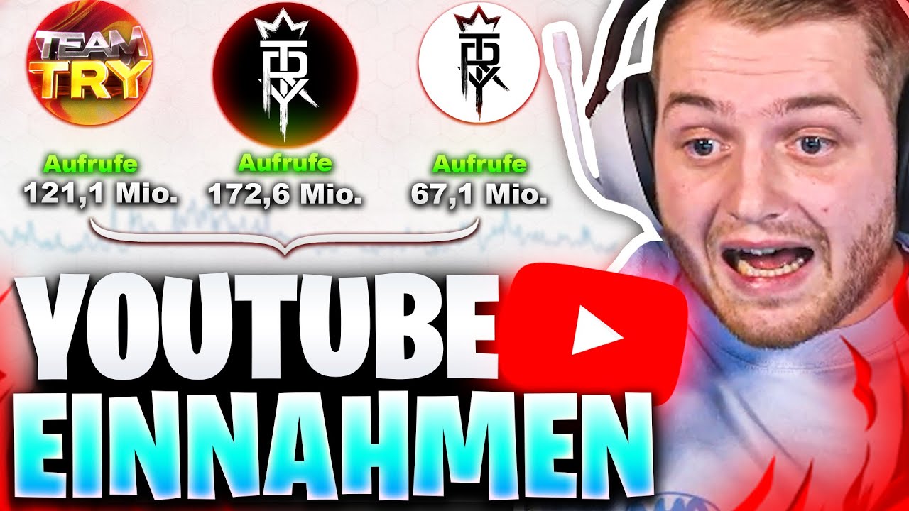 😱💸MEINE 2022 YOUTUBE EINNAHMEN! - ALLE 3 Kanäle + Beste VIDEOS  | Trymacs Stream Highlights