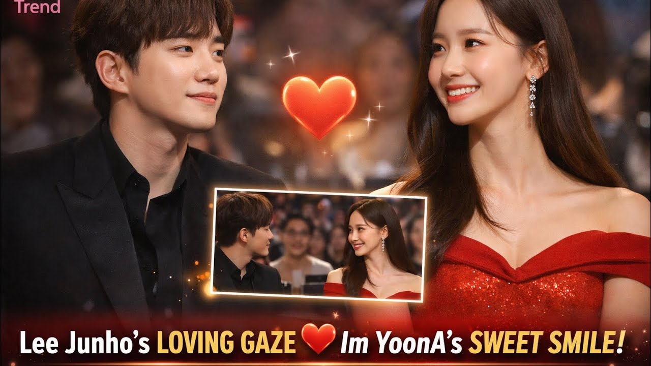 Red Gown & Soft Gaze ❤️ Lee Junho’s Admiring Look at Im YoonA Has Fans Melting!