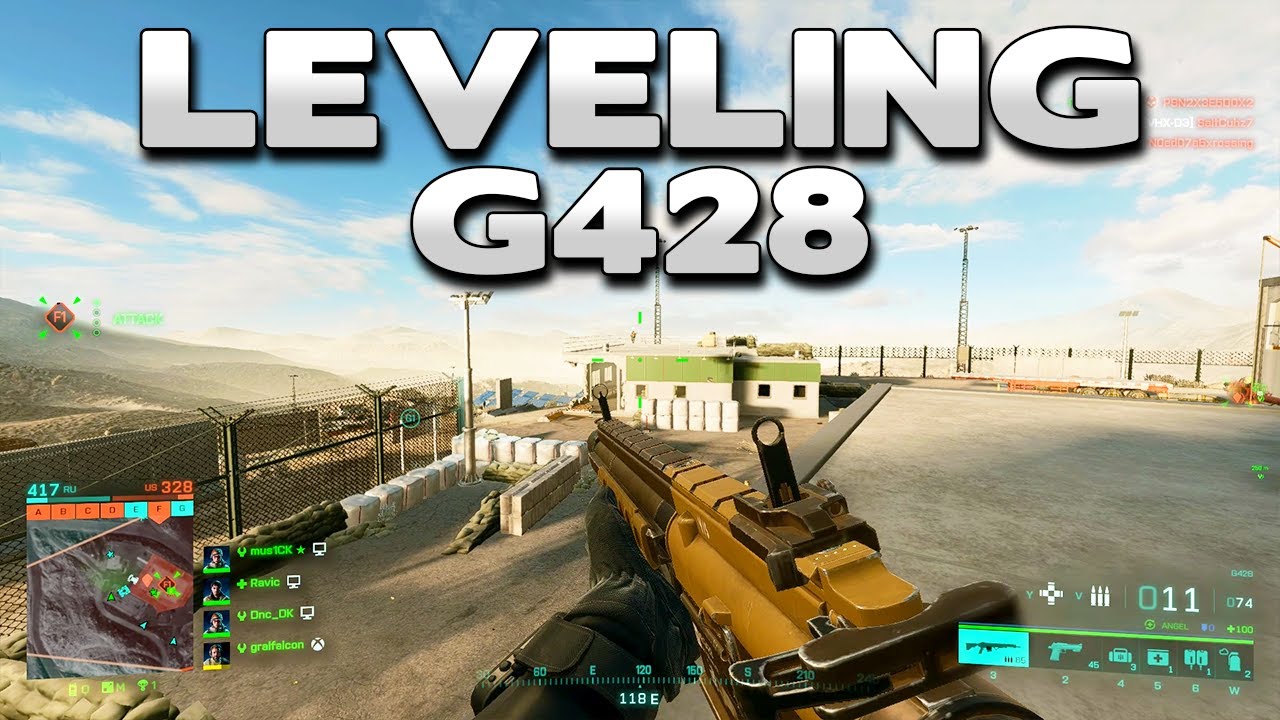 Battlefield 2042 Leveling the G428