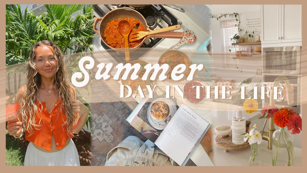 DAY IN THE LIFE | thrift haul, butterfly updates, new books, & date night at home!