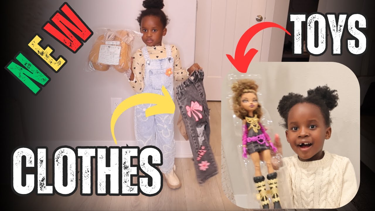 👗 Trying On My New Clothes & Opening New Toys! 🎁
