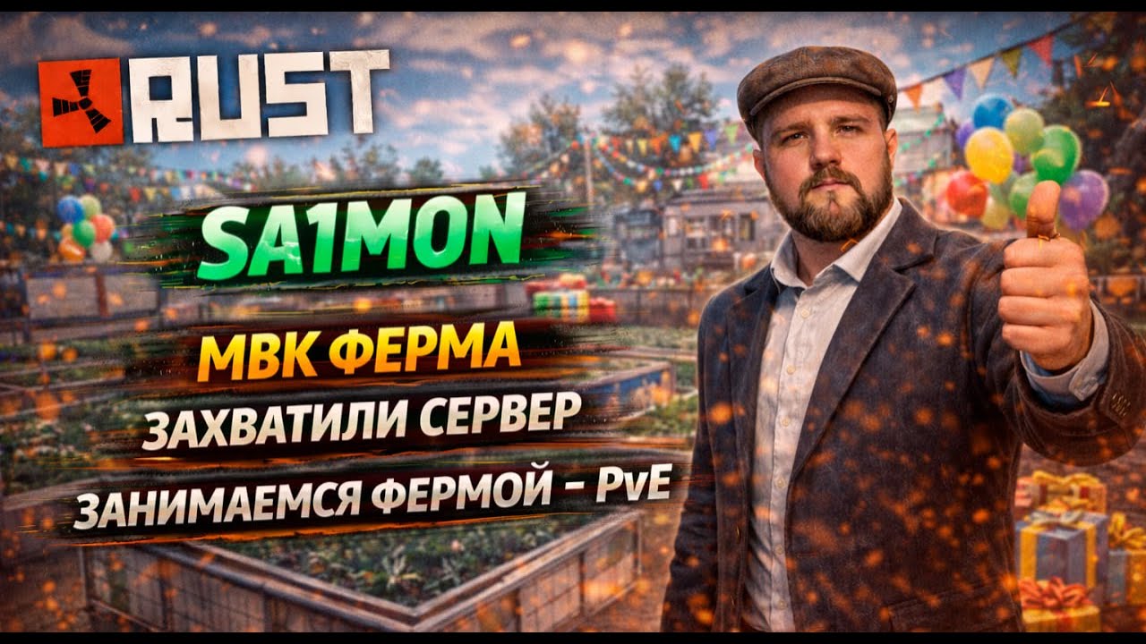 МВК ФЕРМА - РАЗВИТИЕ ИДЁТ ПОЛНЫМ ХОДОМ | Evolution PvE Rust #pve #rust #свойсервер