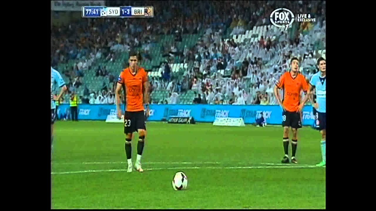 Dimitri Petratos Hat-trick Goal From The Penalty Sydney FC Vs Brisbane Roar