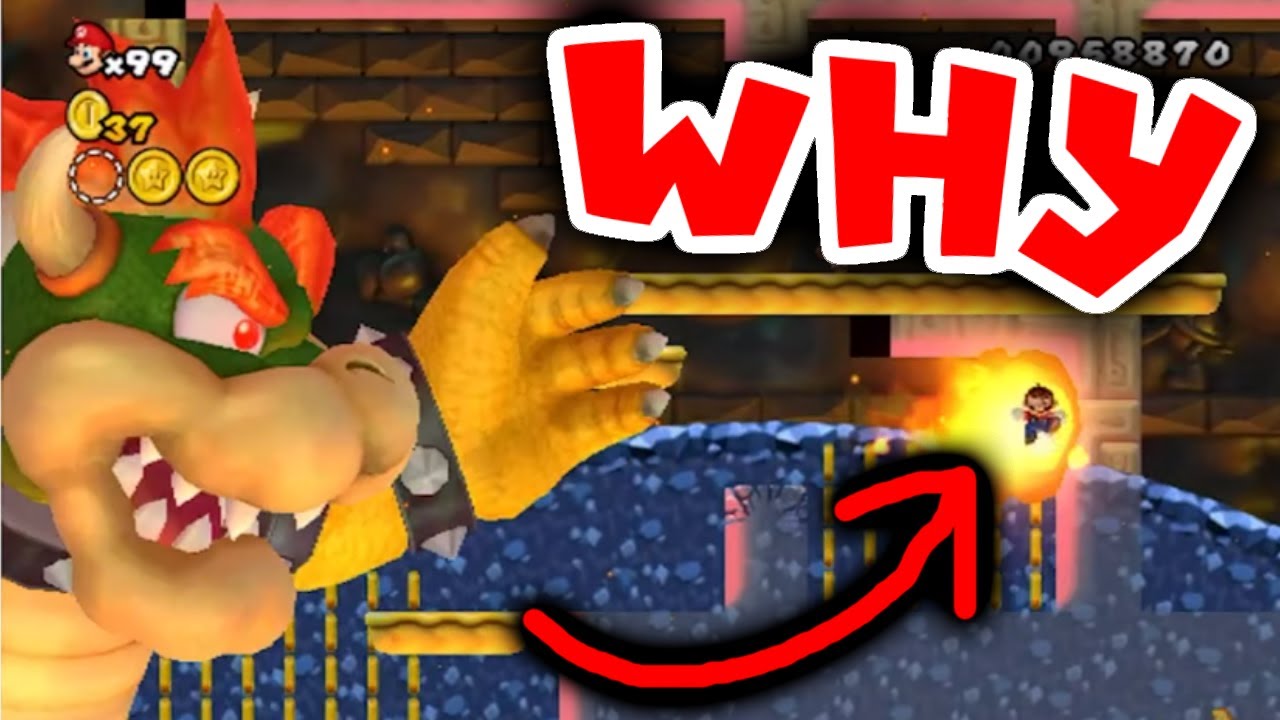 So Little Timmy made a New Super Mario Bros. Wii mod...