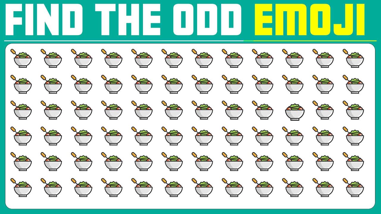 Challenge Your Observation Skills! Can You Find the ODD Emoji Out? | Emoji Quiz!  EP:383