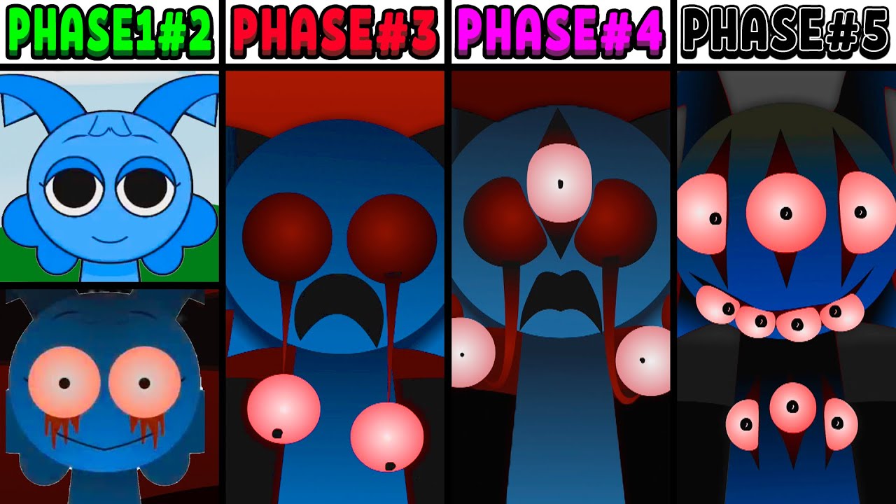 All Phases in New Incredibox Sprunki 3 of Viegre: From Phase 1 to Phase 5
