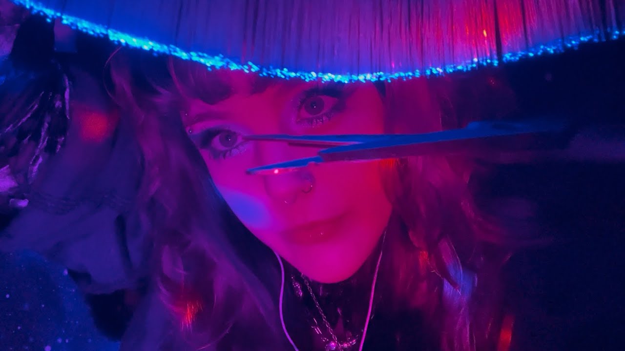 💤CHAOTIC ASMR LIGHT TRIGGERS + HYPNOSIS (Light haircut, glow stick makeup, candle spraying + more!)💤