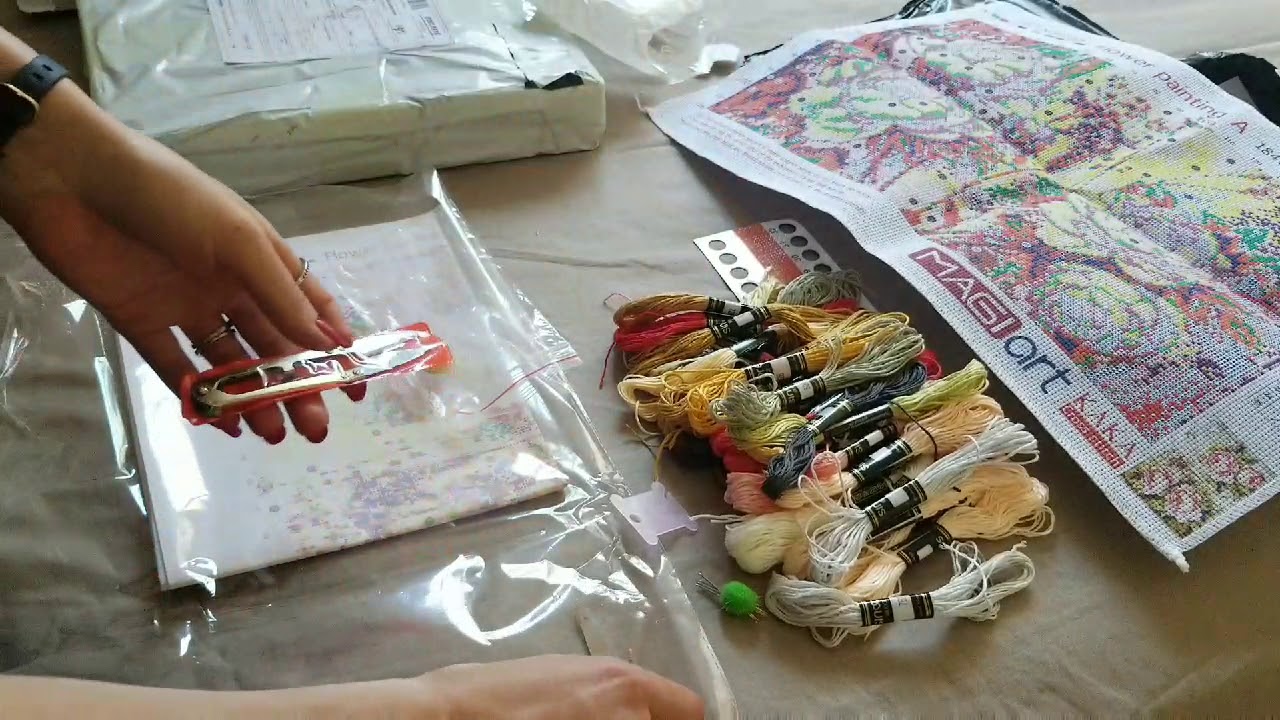 Kit's Punto de Cruz de AliExpress de la marca Kaka Cross Stitch