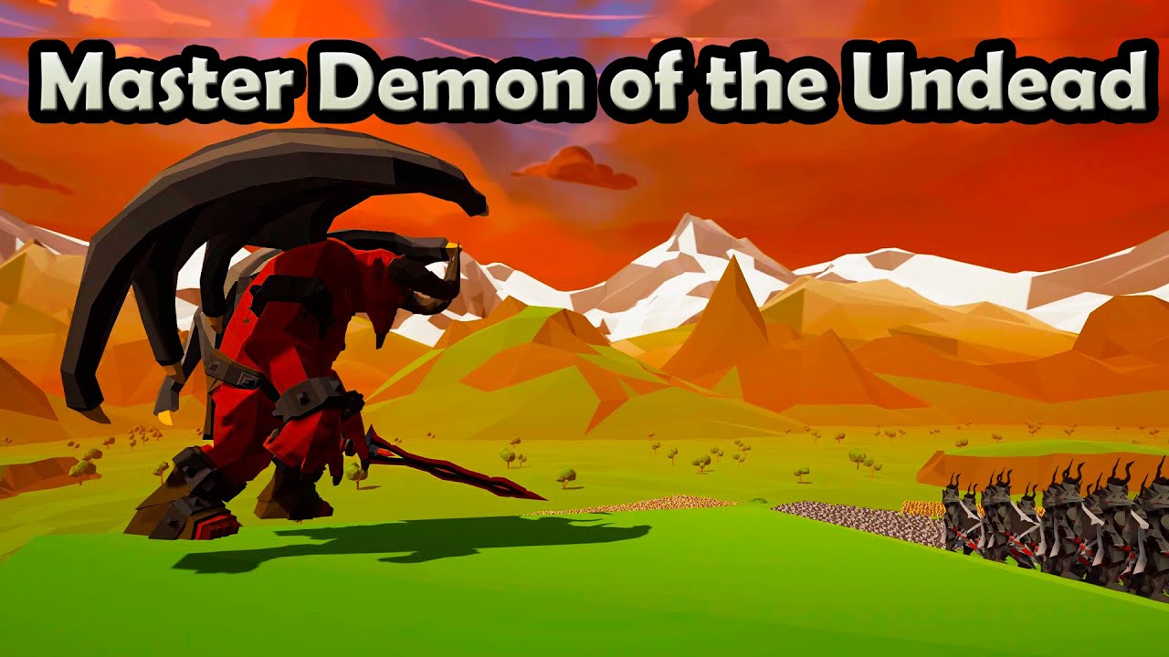 Vikings fight the Master Demon of the Undead