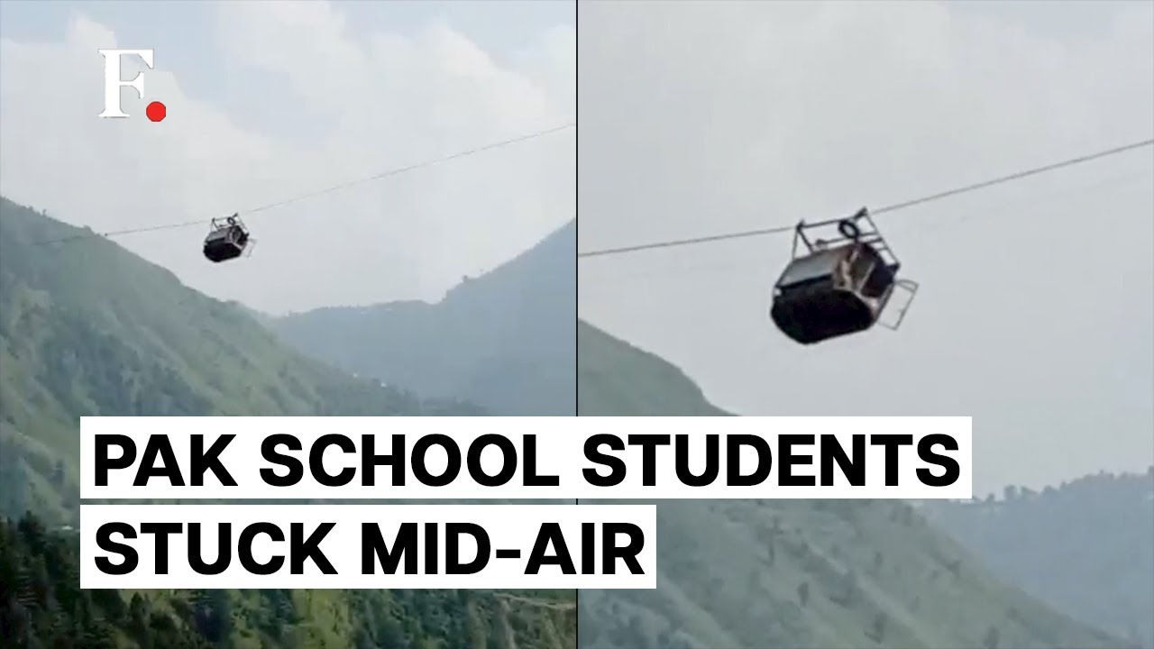 Dramatic Mid-Air Rescue Operation By Pak Army to Save Students Trapped in Cable Car