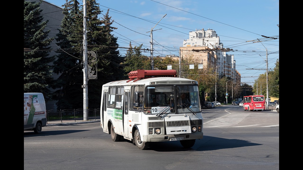 Поездка на ПАЗ 32054(2008 г.в.) К 802 РВ 40 по русской глубинке омси 2