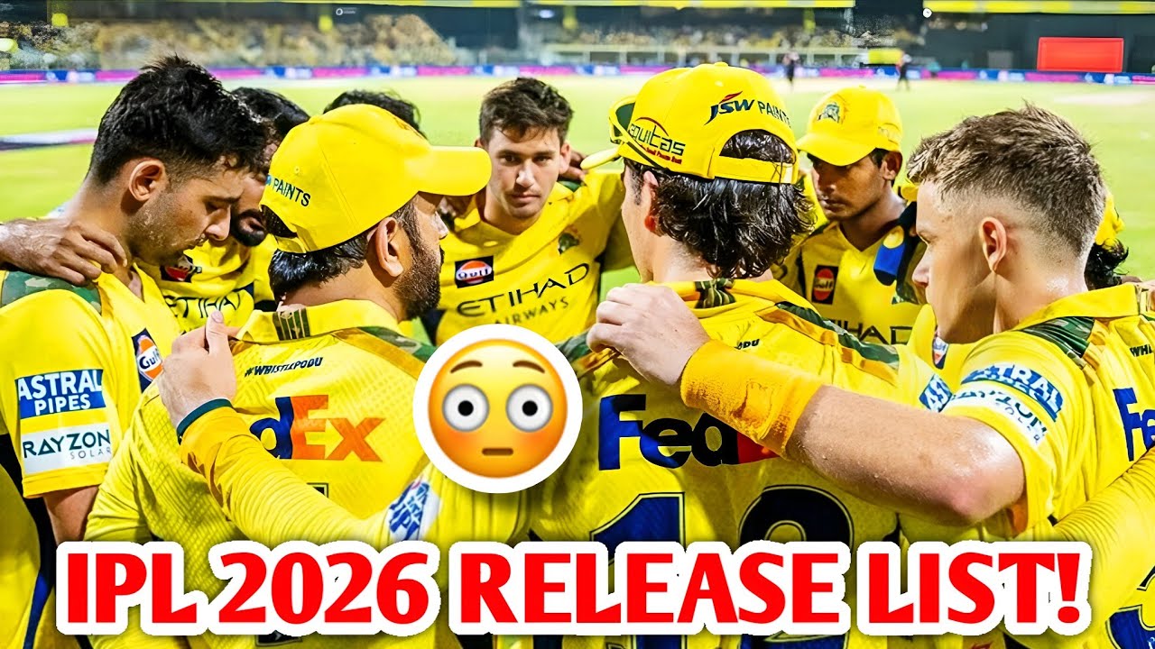 These CSK Players will be RELEASED 😳 CSK IPL 2026 Release List | Cricket News Facts