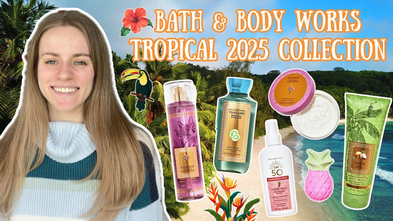 NEW Bath & Body Works Tropical 2025 Collection | Waikiki Beach Coconut, Pink Pineapple Sunrise, etc!