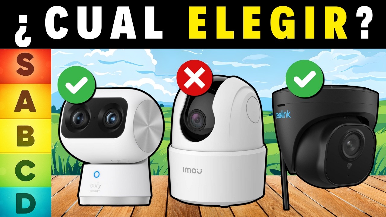👉 LAS 7 MEJORES CÁMARAS de VIGILANCIA para 2025 💥 CÁMARAS de SEGURIDAD WIFI Y EXTERIOR