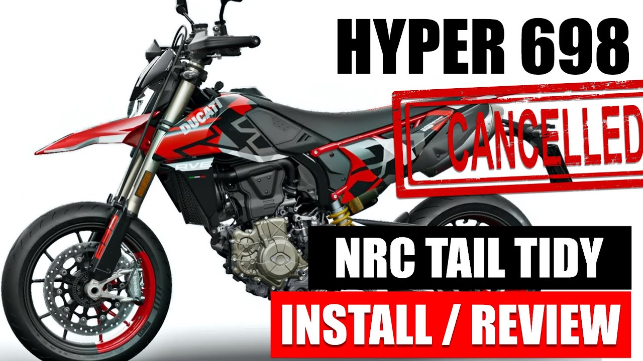 Ducati Hypermotard 698 Mono | NRC Tail Tidy | How to Install | Review