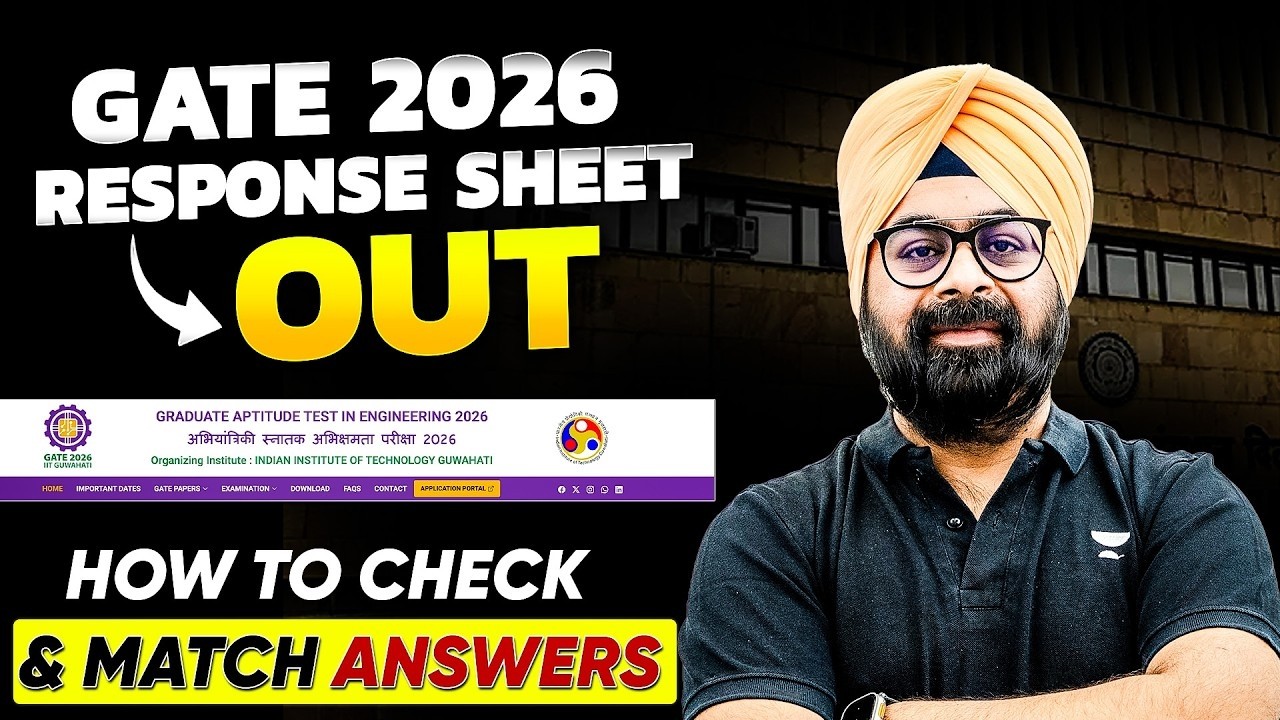 GATE 2026 Response Sheet OUT 🚨 | India's Best Rank Predictor Is LIVE! | Dr. Jaspal Singh Sir