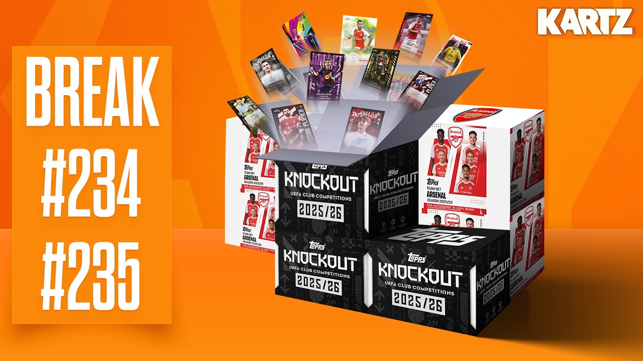 BREAK #234 #235 | Topps Arsenal Team Set case | Topps Knockout UCC 25/26 x3