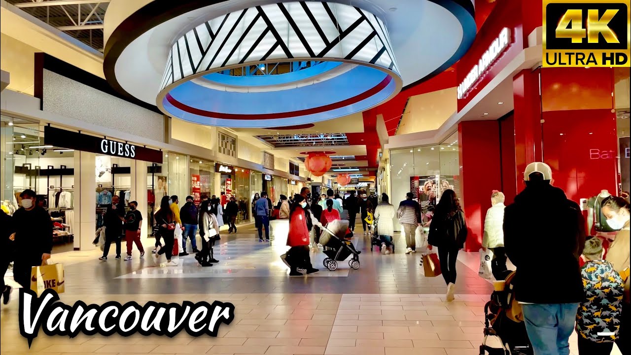 Walking Tour Through Tsawwassen Mills Shopping Mall Vancouver, Canada 🇨🇦- Feb, 2022 [4K UHD 60fps]
