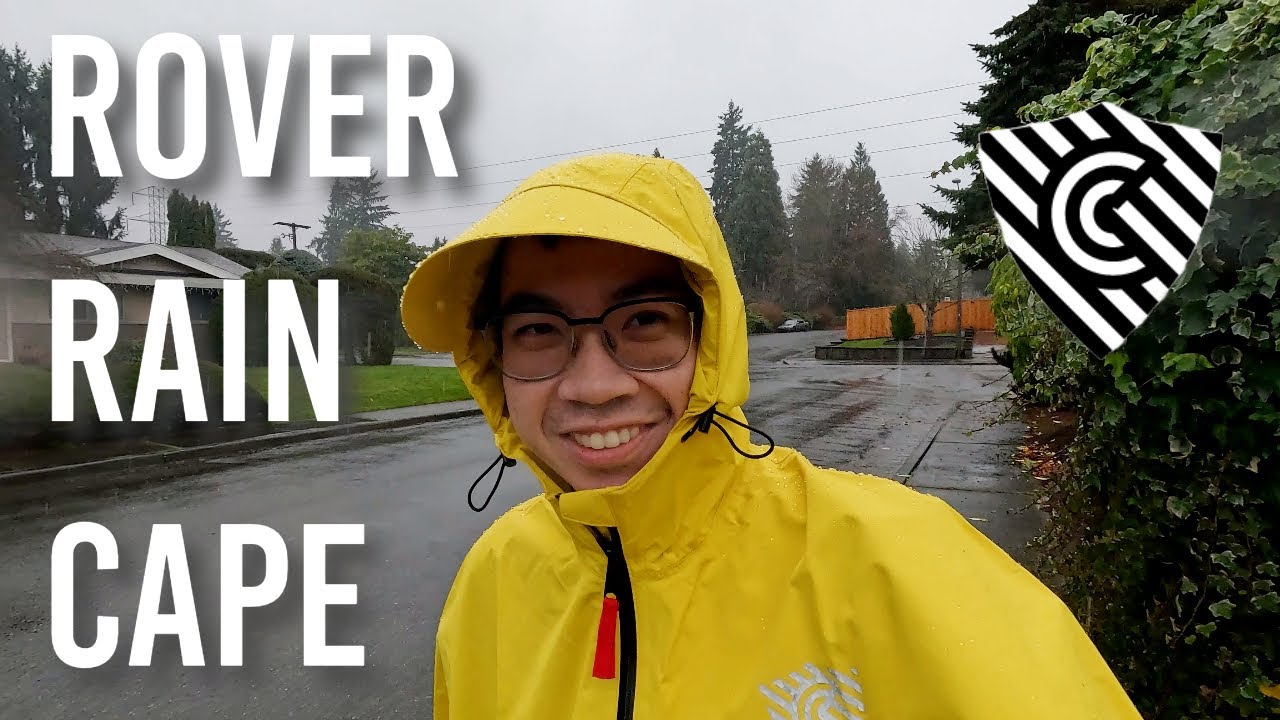 Cleverhood Rover Rain Cape Unboxing, Bike Ride and Review on Seattle's Wettest Day
