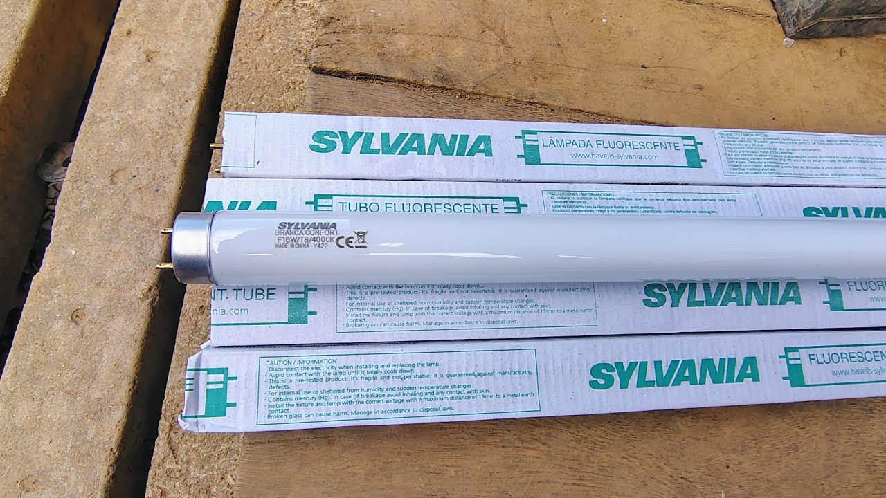 T8 16w Sylvania chinesa branca confort 16w (4000K) 2014