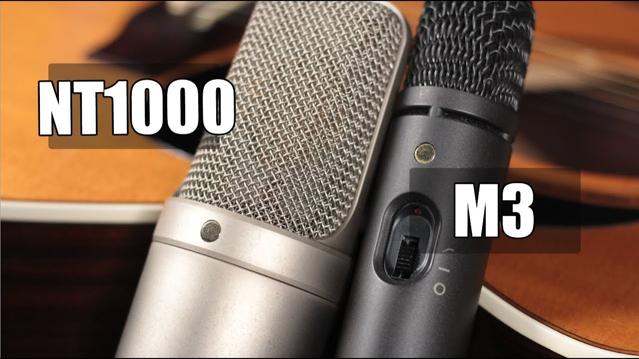 Rode NT1000 vs Rode M3 (acoustic guitar) (pt.1)